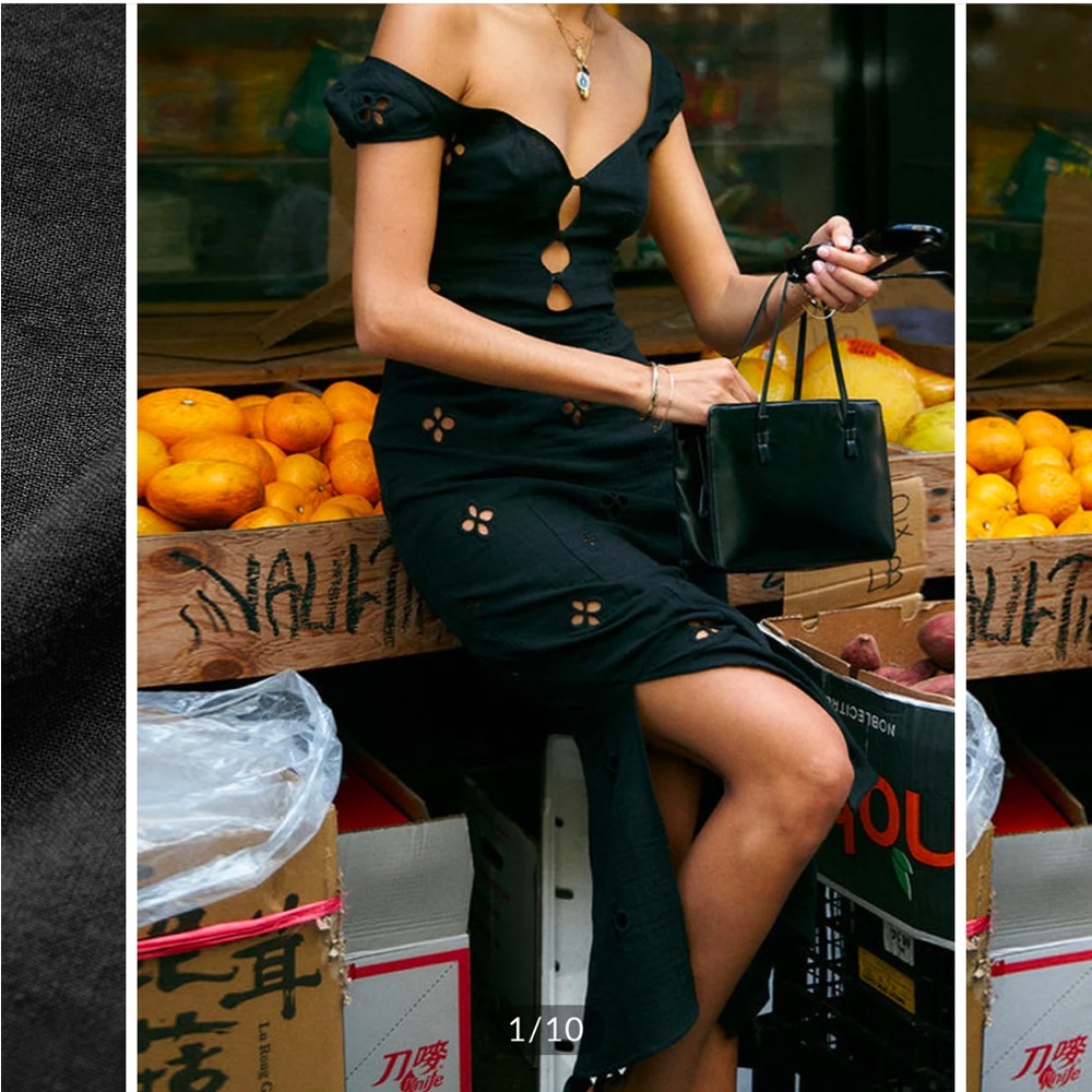 Lacy midi dress